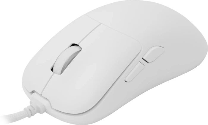 White Shark Graphene Gaming Mouse, weiß, USB
