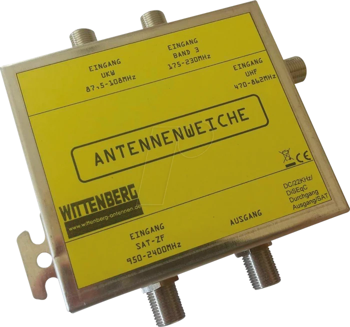 Wittenberg Antennenweiche UKW/DAB/UHF/SAT-ZF-Modul