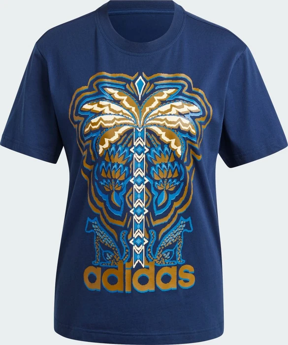 adidas x FARM Rio Graphic T-Shirt kurzarm night indigo (Damen)