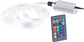 Lunartec Sternenhimmel LED-Lichtfaser Sternenhimmel mit 200 Fasern