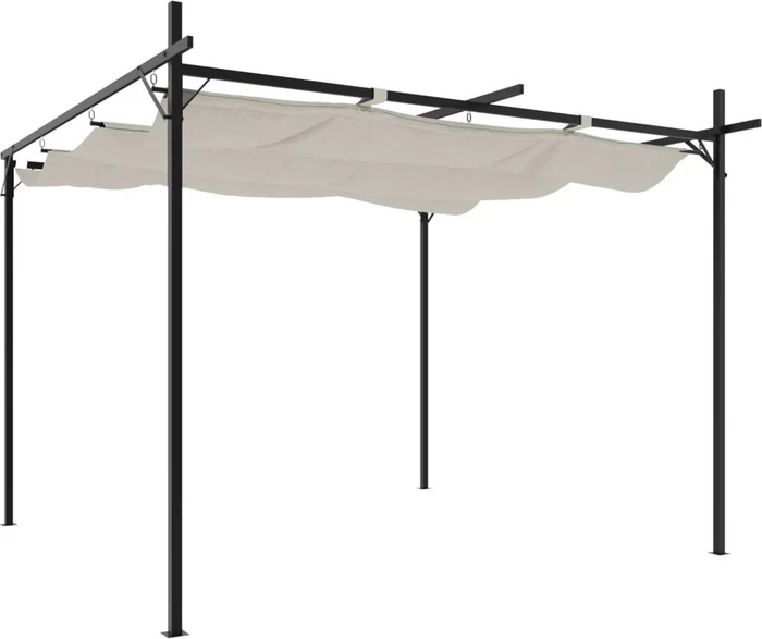 vidaXL Pergola 295x292x230cm creme