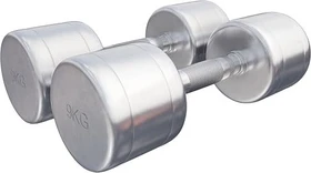 Gorilla Sports Chrom Kurzhantel Set 2x 9kg