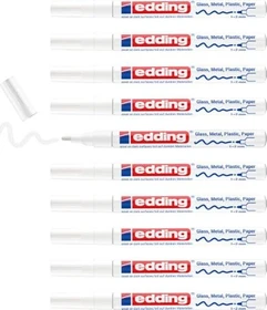 edding 751 Glanzlackmarker weiß, 10er-Pack