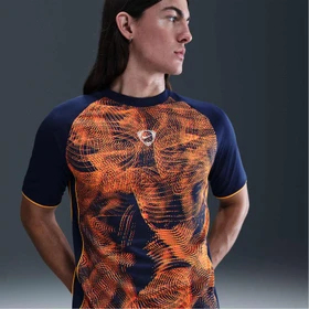 Nike Academy+ Dri-FIT Funktionsshirt kurzarm blue void/laser orange/white (Herren)