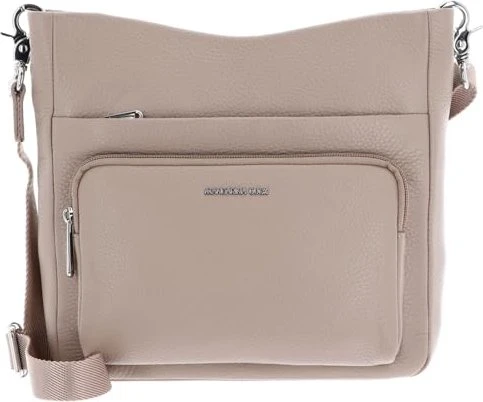 Mandarina Duck Mellow Leather Medium Umhängetasche warm taupe
