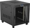 Lanberg 19" Rackschrank 15HE, LCD, freistehend, Flat Pack, V2, Glastür, IP20, RAL 9004, 1000mm tief Vorschaubild