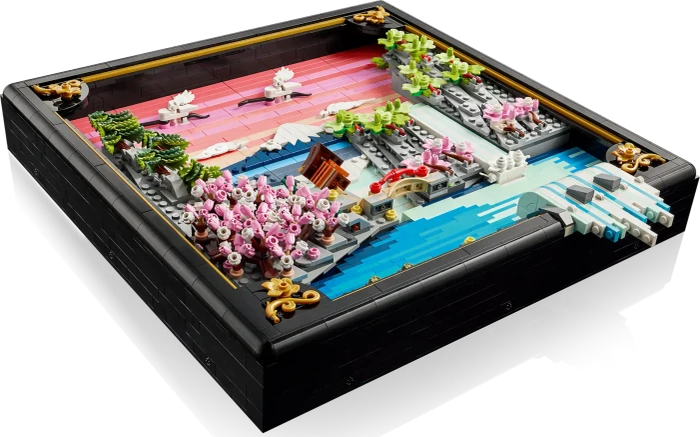 LEGO Art - Japanische Kirschblütenlandschaft