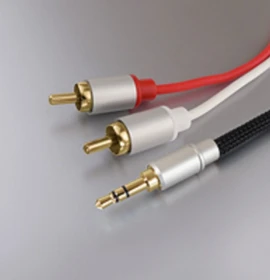 Monacor Stereo Cinch Kabel 5m schwarz (AC-500/SW)