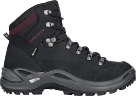 Lowa Renegade GTX Mid black/bordeaux (Damen)