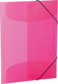Herma Sammelmappe, A4, pink/transparent, 3er-Pack