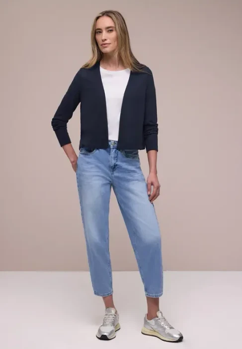 Street One Langarm Strickjacke shadowed navy (Damen)