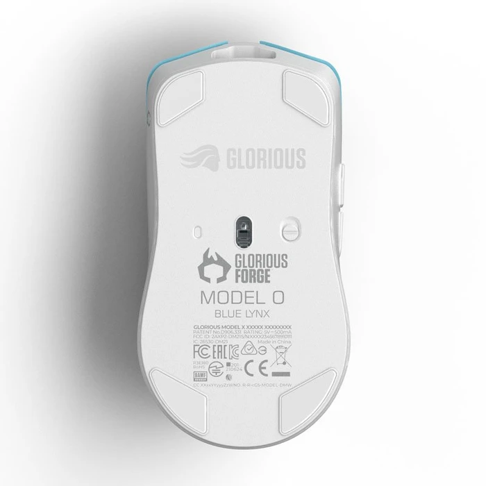 Glorious Model O Pro Wireless, Blue Lynx - Forge, USB