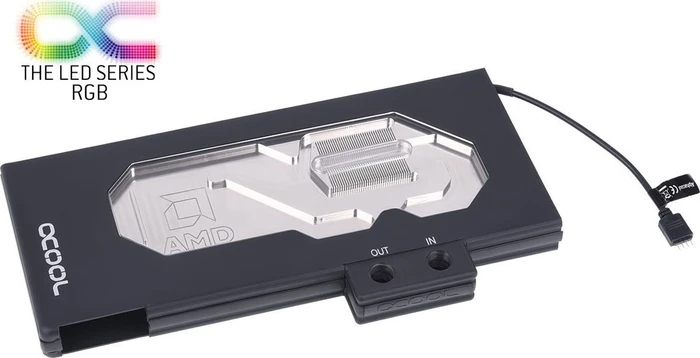 Alphacool Eisblock GPX-A Acryl AMD RX Vega M01 mit Backplate, schwarz