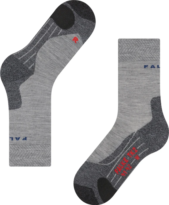 Falke TK2 Explore Melange Wandersocken m.grey mel (Herren)