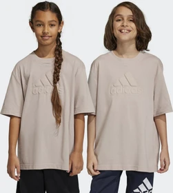 adidas Future Icons Logo Piqué T-Shirt kurzarm wonder taupe (Junior)