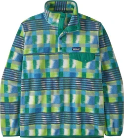 Patagonia Lightweight Synchilla Snap-T Pullover painted lines: shore blue (Herren)