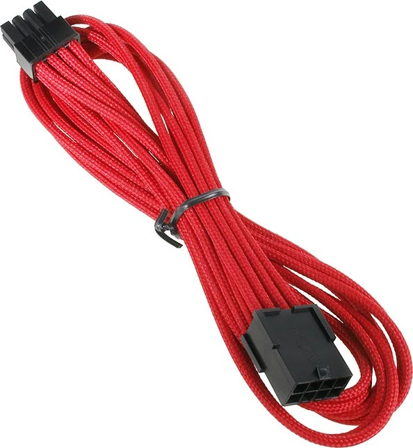 BitFenix Alchemy 8-Pin EPS12V Verlängerung 45cm, sleeved rot