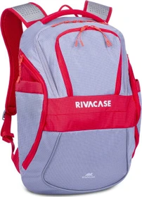 RivaCase 5225 Mercantour ECO 15.6" Laptop-Rucksack, grau/rot