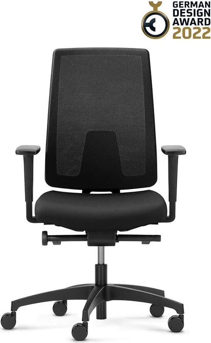 Dauphin Indeed mesh Bürostuhl, schwarz