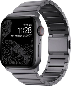 Nomad Strap Aluminium für Apple Watch 42mm/44mm/45mm/49mm Space Gray