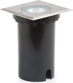 Konstsmide Halog 11cm Bodenleuchte eckig edelstahl