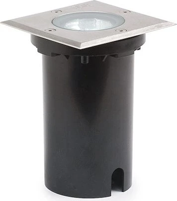 Konstsmide Halog 11cm Bodenleuchte eckig edelstahl