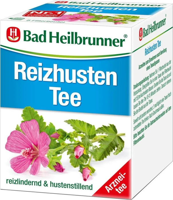 Bad Heilbrunner Reizhustentee Beutel, 8 Stück