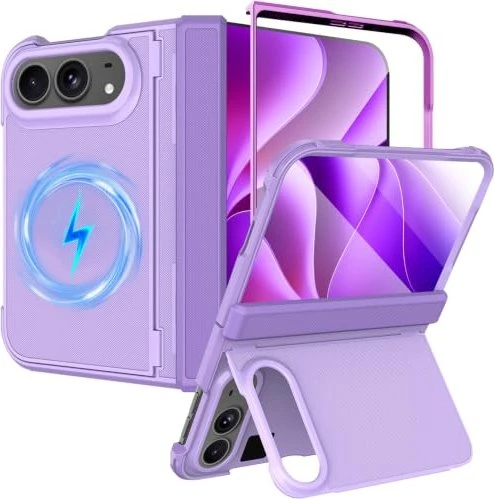 Ninki Magnetische Handyhülle für Apple iPhone Duo violett