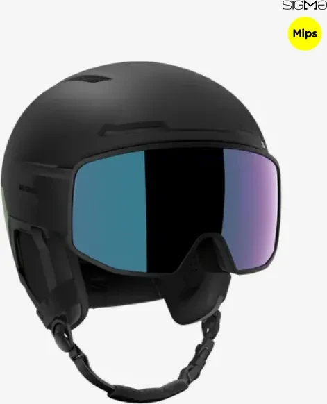 Salomon Driver Pro Sigma MIPS Helm black/white moss
