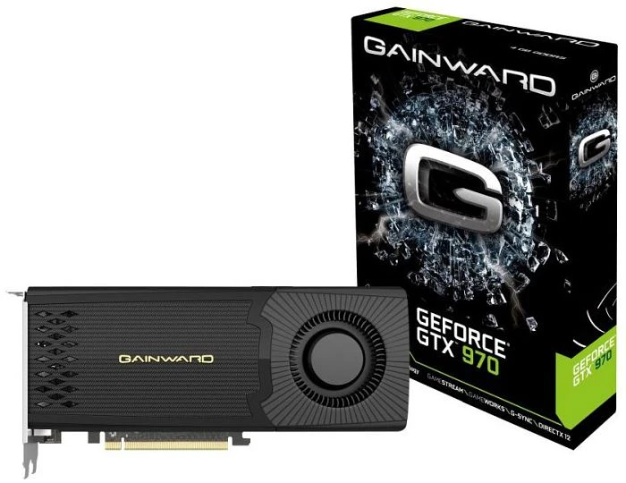 Gainward GeForce GTX 970, 4GB GDDR5, DVI, Mini HDMI, 3x mDP