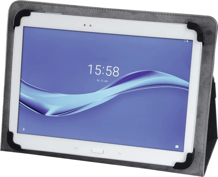 Hama Fold Clear Tablet-Hülle Universal bis 11", schwarz