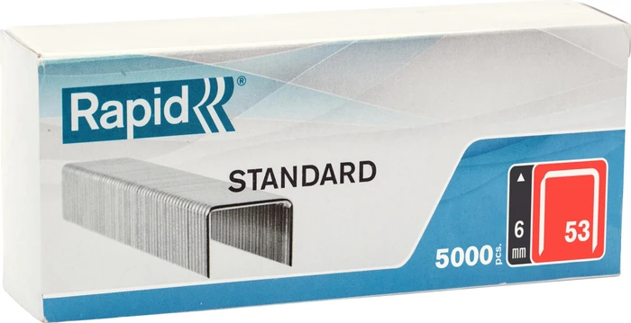 Rapid Typ 53 Feindraht Tacker-Klammern, 6mm, 5000 Stück