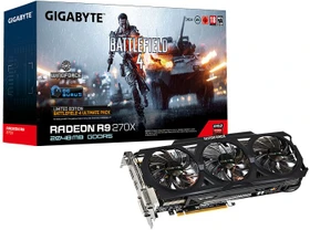GIGABYTE Radeon R9 270X Windforce 3X OC Battlefield 4 Edition, 2GB GDDR5, 2x DVI, HDMI, DP