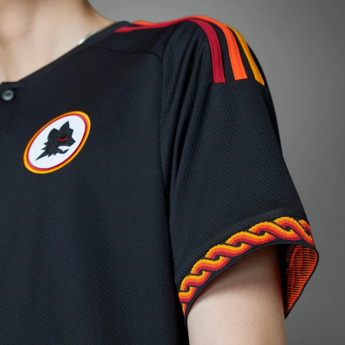 adidas AS Rom 2023/2024 Ausweichtrikot black (Herren)