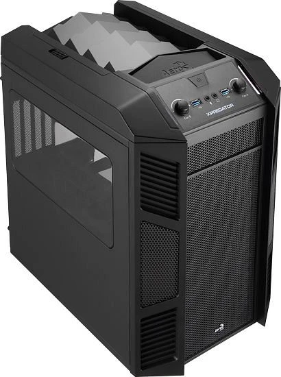 AeroCool Xpredator Cube Black Edition, Acrylfenster