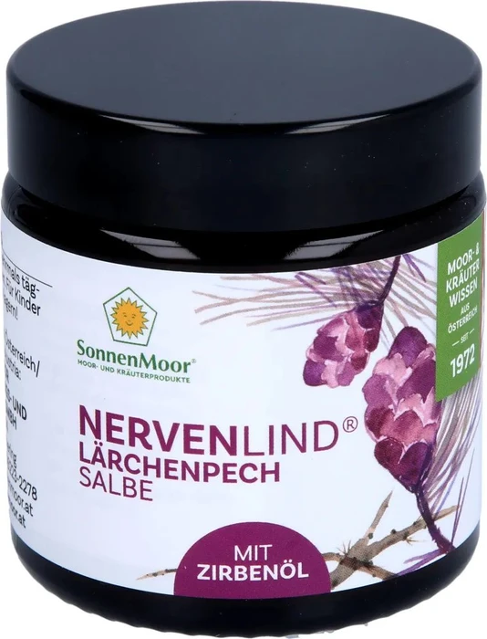 Sonnenmoor Nervenlind Lärchenpechsalbe mit Zirbenöl, 90g
