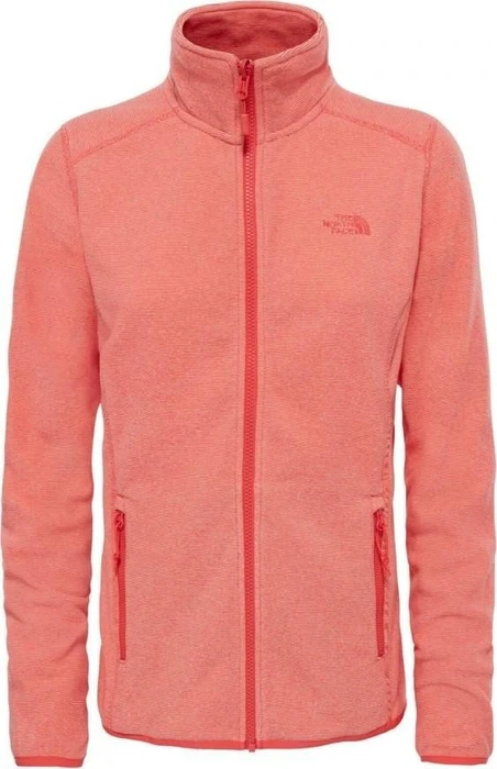 The North Face 100 Glacier Full Zip Funktionsjacke cayenne/red stripe (Damen)