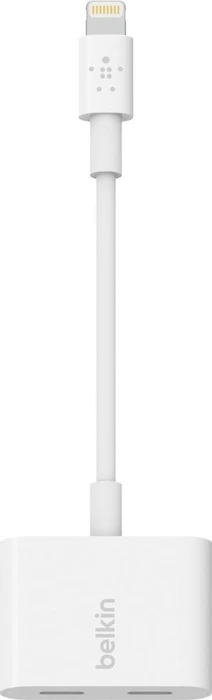 Belkin Lightning Audio + Charge RockStar Adapterkabel 0.15m weiß
