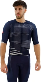 Castelli Climber's 4.0 Trikot kurzarm belgian blue/silver gray (Herren)