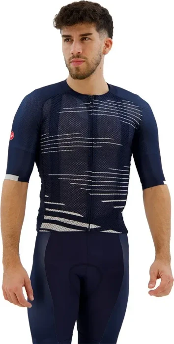 Castelli Climber's 4.0 Trikot kurzarm belgian blue/silver gray (Herren)