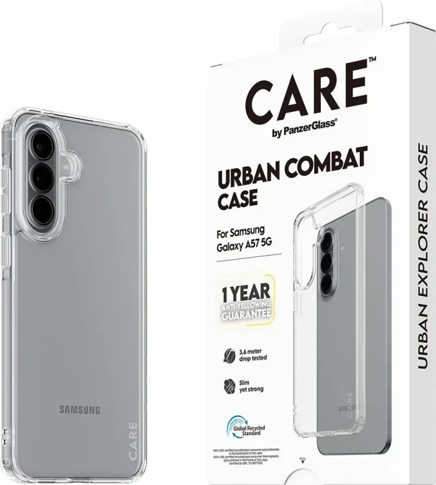 PanzerGlass Care Urban Combat Case für Samsung Galaxy A57 5G transparent