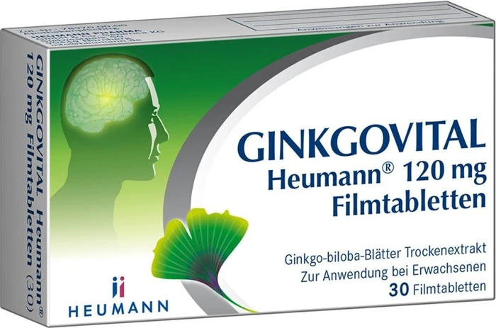 Ginkgovital 120mg Heumann Filmtabletten, 30 Stück