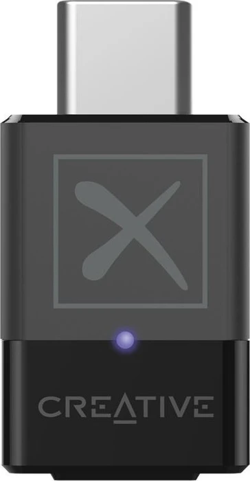 Creative BT-W5 - Smart Bluetooth 5.3 Audio Transmitter with aptX Adaptive (SA0180), Bluetooth 5.3, USB-C 2.0 [Stecker]