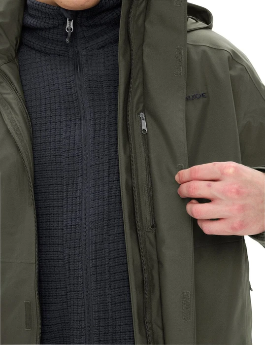 Vaude Idris 3in1 IV Funktionsmantel khaki (Herren)