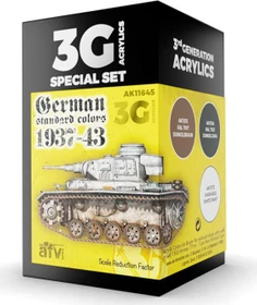 AK-Interactive 3rd Gen Acrylic Colors German Standard Colors 1937-1943 Farbset, 3-tlg.