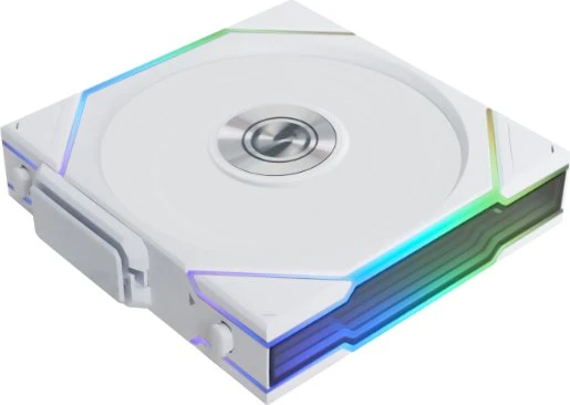 Lian Li Uni Fan TL LCD Wireless 140 RGB Reverse Blade, weiß, LED-Steuerung, 140mm