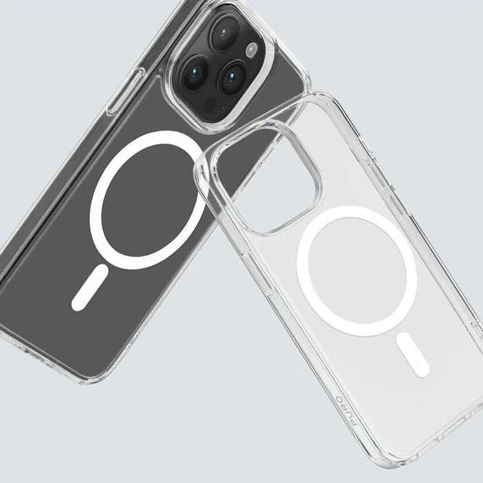 Puro Lite Mag Cover für Apple iPhone 15 Pro Max transparent