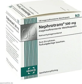 Nephrotrans 500mg magensaftresistente Weichkapseln, 100 Stück