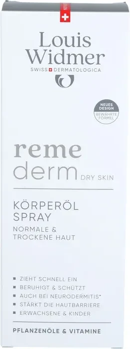 Louis Widmer Remederm Körperöl Spray, 150ml