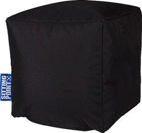 Sitting Point Cube Scuba Hocker Sitzsack schwarz